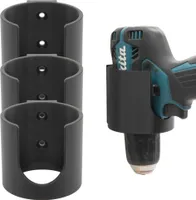 3x Wandhalter Akkuschrauber für Bosch Makita Einhell Milwaukee Parkside Universal Akku