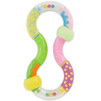 Bieco Ringrassel baby mit beweglichen Elementen |  Beissring | Rasselring Baby Ringrassel Greifling Rassel Ring Rassel Motorikspielzeug | Sensorik Spielzeug für Babys