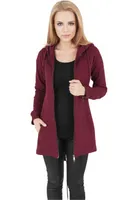 Urban Classics damska parka dresowa bordowy - L