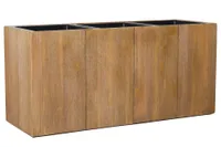Mono Westmann grau Pflanzkübel | Holz