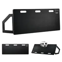 Deska do odbijania piłki nożnej VEVOR, przenośna deska do odbijania 1150 x 450 mm, odbijak ścienny HDPE, sprzęt do odbijania, dzieci i młodzież, deska treningowa do odbijania do treningu piłki nożnej czarna