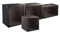 EFB Elektronik WGB-1915TS.45 - Wandmontiertes Regal - 15U - 80 kg - Schwarz