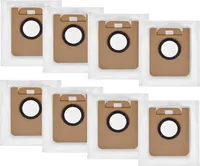 8 Stück Staubsaugerbeutel kompatibel mit Dreame D10 Plus, D10s Plus Roboterstaubsauger,Ersatzteil Zubehör Beutel Zubehör Staubbeutel für Dreame Automatische Absaugstation