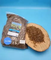 2x 1kg Futterbauer Mehlwürmer getrocknet Vogelfutter