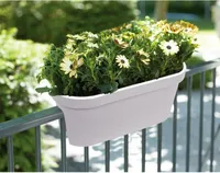 Pflanztopf Geländer Pastell Balkon Blumenkasten Kübel Terrassen Kräutergarten