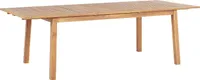 BELIANI Zahradní jídelní stůl lehký dřevěný akát 180 - 240 x 100 cm, rozkládací 8místný obdélníkový