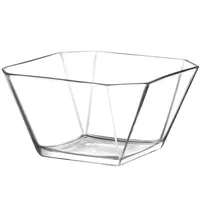Salatschüssel KAREN 1900 ml Salatschale Glasschüssel Stapelschale