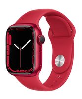 Apple Watch 7 41 mm Alu športový remienok RED MKN23 (Veľmi dobré)