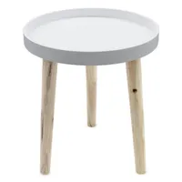 Beistelltisch 30 x 36 cm - Farbe: weiß