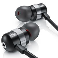 CSL In-Ear-Kopfhörer, Curved Ohrhörer mit 10mm Treiber robustes Aramid-Kabel mit Knickschutz