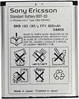 ORIGINAL Sony Ericsson Bst-33 Li-Polimer Akku