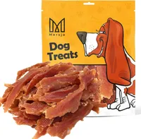 Hundeleckerli - Mersjo Getrocknete Entenbrust, Ergänzung zu einer gesunden Ernährung, Leckerli, natürlicher weicher Happen ideal für kleine und große Haustiere 500g