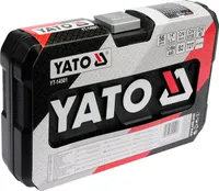 YATO 56-tlg. Werkzeugset Metall schwarz YT-14501