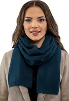 Vivisence damen winter schal warm und gemütlich halsbedeckung an winter und herbst warm dick schal, klassisch winterschal für frauen, hergestellt in der eu, dunkelblau, einheitsgröße
