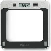 medisana PS 416 Personenwaage Badezimmerwaage mit Sprachausgabe bis 180 kg