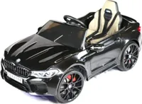 Elektro Kinderfahrzeug "BMW M5" - lizenziert - 12V7A Akku, 2 Motoren- 2,4Ghz Fernsteuerung, MP3, Ledersitz+EVA-Schwarz