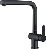 Wasserhahn Küche HOMELIVE, Hochdruck Küchenarmatur mit 360°Schwenkbar, Armatur Küche mit Brause, Hochdruckarmatur, Küche Wasserhahn Schwarz