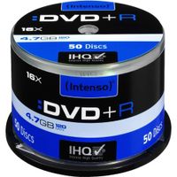 Intenso DVD+R 4,7 GB 16x Speed - 50stk Cake Box