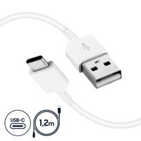 Original Samsung USB C Kabel EP-DN930CWE 1,2 m Weiß robustes Ladekabel Typ-C Schnellladekabel Datenkabel