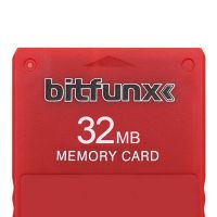 Spielkonsolenspeicherkarte Ultra-dünn Hochgeschwindigkeit 32 MB/64 MB M2 FMCB Speicherausdehnung Kartenspielspar für PS2-Rot a