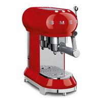 SMEG Espresso Kaffeemaschine Rot  ECF01RDEU