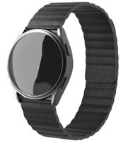 Strap-it Samsung Galaxy Watch 3 41mm Lederarmband Loop (Schwarz)