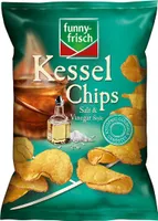 funny frisch Kettle Chips Salt and Vinegar bezglutenowe wegańskie 120g