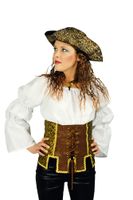 Kostüm Korsage Piratin Größe: Einheitsgröße