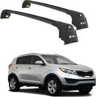 TURTLE STREŠNÝ NOSIČ AIR-2 , Čierna KIA SPORTAGE SL 2010 - 2015 (SUV)