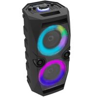 iDance DJX600 Party-Lautsprecher - Bluetooth Speakerr mit Disco-Licht - 600 Watt - mit Drahtlosem Mikrofon