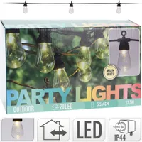 ProGarden LED-Party-Lichterkette 20 Leuchtmittel 4,5 V