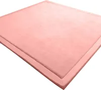 Premium Krabbelmatte Spielmatte Krabbeldecke Spielteppich | Designed in Germany | Extra dick und weich,(Rosa)
