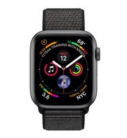 Apple watch series 4 (GPS) 44mm aluminium Gehäuse mit seashell sport loop space grau