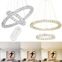 LARS360 48W LED Kronleuchter Kristall Dimmbar Hängelampe Deckenlampe Pendellampe Lüster