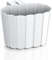 Prosperplast 2.2l Boardee Collection 19.4x21.2x13 Cm Blumentopf Weiß  Weiß One Size