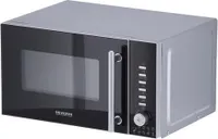 SEVERIN Mikrowelle MW 7773 Grill- und Heißluftfunktion schwarz/silber