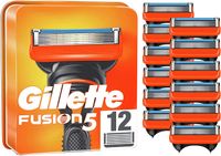 Gillette Fusion 5 Rasierklingen, 12 Ersatzklingen für Nassrasierer Herren mit 5-fach Klinge