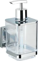 WENKO Seifenspender Quadro 22683100 silber Edelstahl/Kunststoff 330,0 ml
