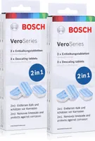 2x Bosch VeroSeries TCZ8002 Entkalkungstabletten 2in1 für Kaffeevollautomaten