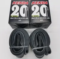 Kenda 2x Schlauch 20 Zoll | 20 x 1.75 x 2.125 | ETRTO 47/57-406 | K20AV Autoventil Schrader Fahrrad BMX