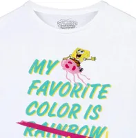 SpongeBob SquarePants - T-Shirt für Mädchen NS7880 (158-164) (Weiß)