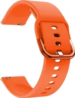 Bstrap Silicone Armband für Samsung Galaxy Watch Active 2 40/44mm, orange