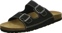 Paulo G. Herren-Bio-Pantolette mit Tieffußbett Schwarz, Farbe:schwarz, EU Größe:47