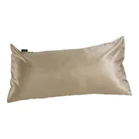 Hedvábný povlak na polštář ze 100% morušového hedvábí, šedý, 40x80cm