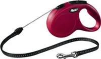 FLEXI Rollleine New CLASSIC Seil - 5m, bis 20kg - Rot