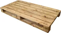 > Europalette< Flachpalette Palette Neuware Holzpalette 120x60x12,5cm Geflammt Europaletten
