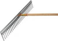 Hliníkové hrábě pracovní-š.750mm hroty-š.80mm 28 hrotů