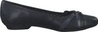 s.Oliver Damen Schuhe Ballerina Slipper 5-22110-20, Größe:37 EU, Farbe:Blau