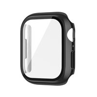 Für Apple Watch Series 7 41mm Schutzhülle, Klare Anti-Kratz Abdeckung mit Glas Displayschutzfolie, Ersatz Cover iWatch Schutz Zubehör für iWatch Series 7