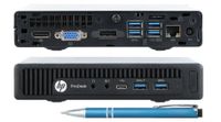 HP ProDesk 600 G2 Desktop-Mini-PC, Intel G4400T, 4 GB RAM, 128 GB SSD, Windows 10